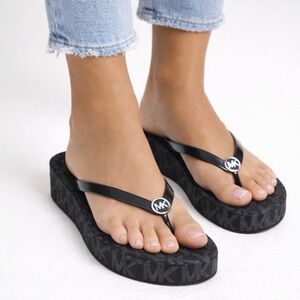 Michael Kors Black Platform Sandals NWOT